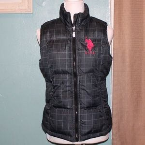 U.S. Polo Assn. Plaid Puffer Vest